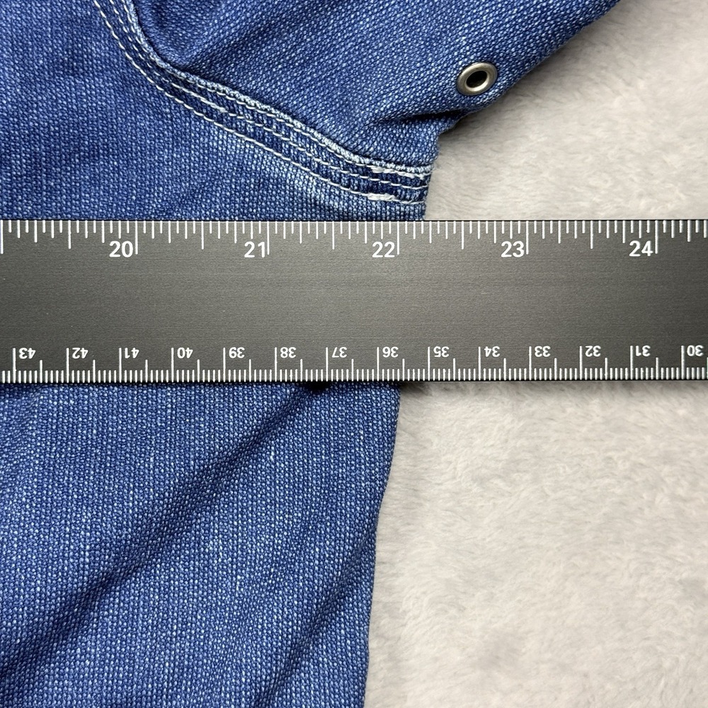 Vintage Polo Ralph Lauren Jeans Co. Denim 90s Chore Jacket Barn Coat Womens L*** - Picture 3 of 12